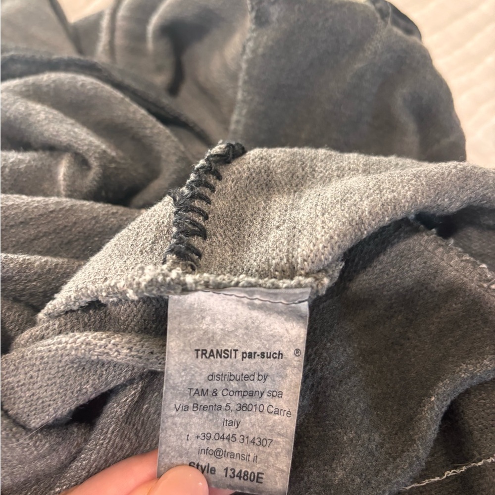 Transit Par-Such Gray Button-Up Jacket - Picture 6 of 6
